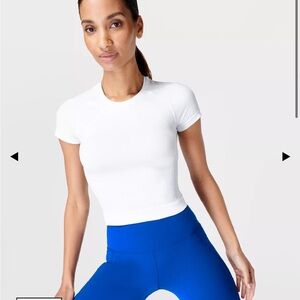 Sweaty Betty Athlete Crop Seamless Workout Tee
